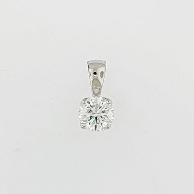 Lab Grown Diamond 9ct White Gold Pendant