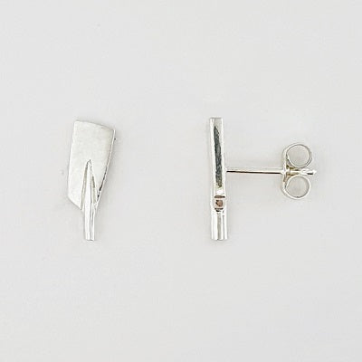 Rowing Sterling Silver Oar Stud Earrings