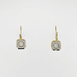 Diamond 9ct Yellow Gold Earrings