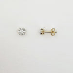 Diamond 9ct Yellow Gold Earrings