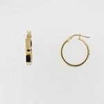 9ct Yellow Gold Hoop Earrings