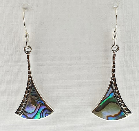 Sterling Silver Paua Earrings