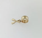 Rowing 9ct Yellow Gold Oar Charm to Fit Pandora Type Bracelet