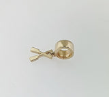Rowing 9ct Yellow Gold Oar Charm to Fit Pandora Type Bracelet