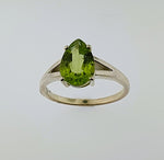 Sterling Silver Peridot Ring