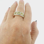 Peridot 9ct Yellow Gold Ring