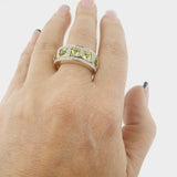 Peridot 9ct Yellow Gold Ring