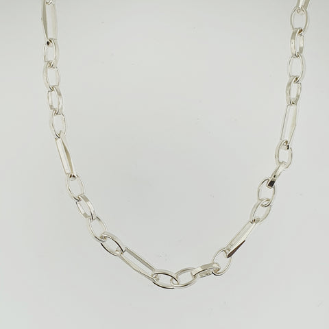 Sterling Silver Figaro Chain