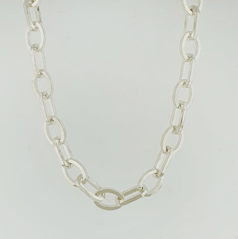 Sterling Silver Oval Chain