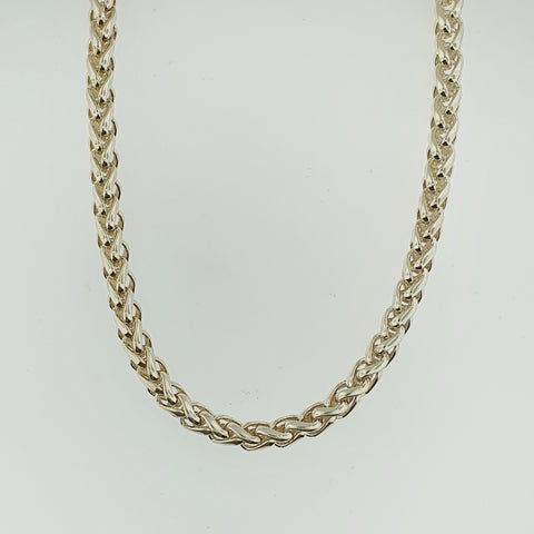 Sterling Silver Wheat Chain