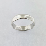 Sterling Silver Half Round Ring