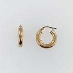 9ct Yellow Gold Hoop Earrings