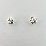 Sterling Silver Knot Stud Earrings