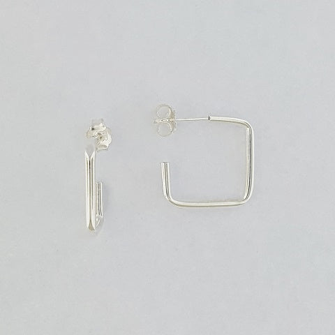 Cz Dangle Charm Hoops Cz Hoops Minimalist Hoops Delicate