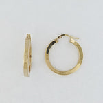 9ct Yellow Gold Hoop Earrings