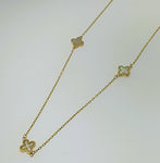 Mother of Pearl 9ct Yellow Gold Necklace