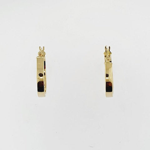 9ct Yellow Gold Hoop Earrings