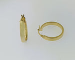 9ct Yellow Gold Hoop Earrings