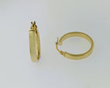 9ct Yellow Gold Hoop Earrings