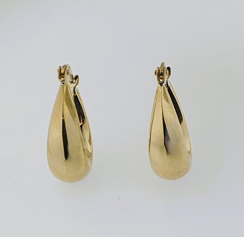 9ct Yellow Gold Hoop Earrings