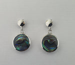 Sterling Silver Paua Earrings