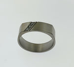 Tantalum & Black Diamond Ring
