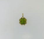 Peridot 9ct Yellow Gold Pendant