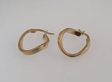 9ct Yellow Gold Hoop Earrings