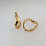 9ct Yellow Gold Hoop Earrings