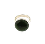 Greenstone Sterling Silver Ring