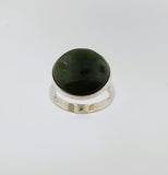 Greenstone Sterling Silver Ring