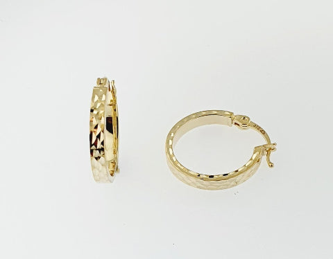 9ct Yellow Gold Huggie Earrings