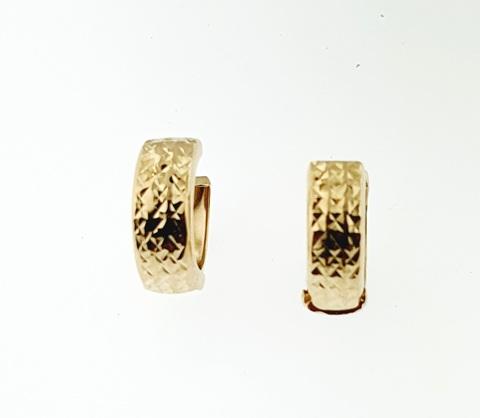 9ct Yellow Gold Huggie Earrings