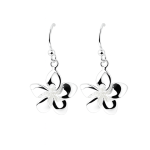 Sterling Silver Flower Earrings