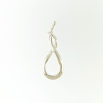 Sterling Silver Abstract Infinity Pendant