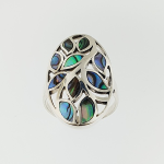 Paua Sterling Silver Ring