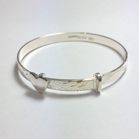 Sterling Silver Baby Bangle