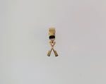 Rowing 9ct Yellow Gold Oar Charm to Fit Pandora Type Bracelet