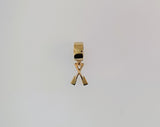 Rowing 9ct Yellow Gold Oar Charm to Fit Pandora Type Bracelet