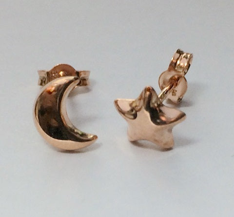 9ct Rose Gold Stud Earrings