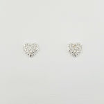 Sterling Silver Heart Shaped Earrings