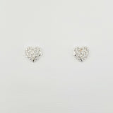 Sterling Silver Heart Shaped Earrings