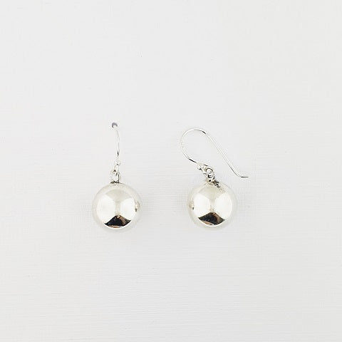 Sterling Silver Ball Drop Earrings