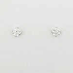 Lab Grown Diamond 9ct White Gold Earrings