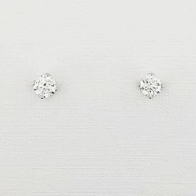 Lab Grown Diamond 9ct White Gold Earrings