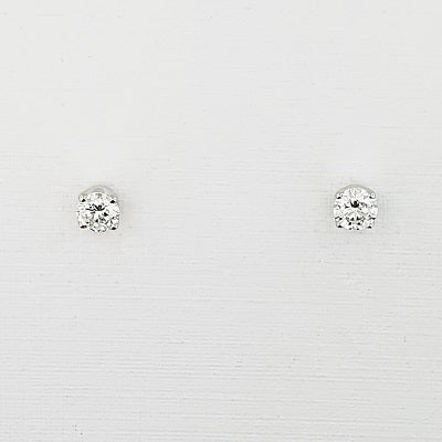 Lab Grown Diamond 9ct White Gold Earrings