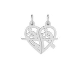 Rowing - Two Halves, One Heart Rowing Pendant