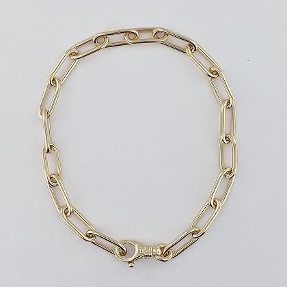 9ct Gold Paperlink Bracelet