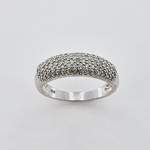 Diamond 9ct Gold Dress Ring