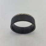 Zirconium Engraved Ring